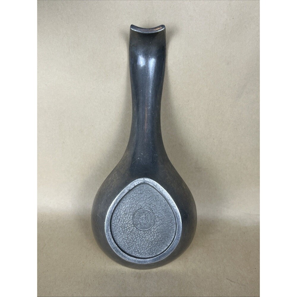 Vintage Lenox Pewter Grapes Leaves Design Spoon Rest Holder 8 1/4” Long - Picture 4 of 6